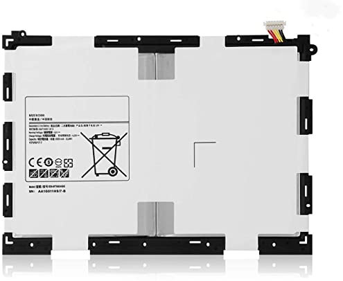 EB-BT550ABE Batterie de remplacement pour tablette Samsung Galaxy Tab A 9.7 SM-T550 SM-P550 SM-T550 SM-T555C SM-T555 SM-P351 Series EB-BT550ABA AA1G511HS EB-BT550 avec outils 3,8 V 22,8 Wh 6000 mAh