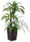 VeriNatural Artificial Dracaena Tree 120cm Large Fake Plant - UV Resistant Leaves, Brown Taper Pot with Faux Flowers - Tall Artificial Plants Indoor Outdoor Decor for Home Office Porch Garden, VN151
