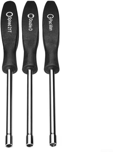 ZWEquipint Lot de 3 outils de réglage du carburateur, pour tronçonneuse Poulan, double D cannelé 21T, kit de tournevis avec poignée en acier