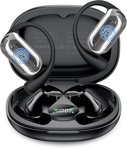 Intenso Ai Translation Earbuds Real Time Translator Headphones 144 Languages, Open Ear Translating Wireless Earphones Perfect for Travel, Business & Language Learning