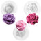 3 Stück Kerzen Silikonformen Kerzenform Blumen 3D Silikonform Kerzen Silikonformen Gießformen Kerzen Gießen Formen für DIY Kerzen, Seifen, Gipsharzhandwerk (Rose Nelken Pfingstrose)