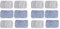 Lot De 12 Lingettes De Rechange En Microfibre For Aspirateurs Rowenta Clean&Steam ZR005801 (séries RY7/RY8). Ne Convient Pas À La Série RX6.
