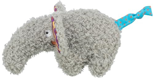 Trixie weiches Katzenspielzeug Elefant, Plüschtier für Katzen – 15 cm | Weiches Spielzeug zum Spielen und Toben – fördert den Spieltrieb und sorgt für abwechslungsreiche Beschäftigung