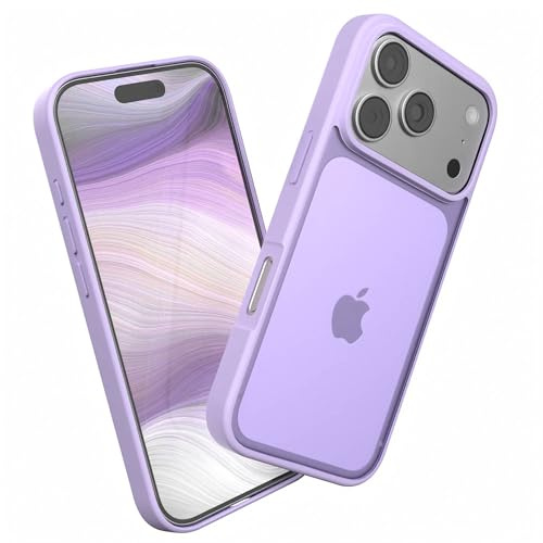 EAZY CASE - Outdoor Hülle für iPhone 17 Pro hochwertige Matte Schutzhülle mit Ultra Aufprallschutz [Samtweiche Haptik] Stoßfest und Kratzfest Handyhülle mit Kameraschutz - Hell Lila