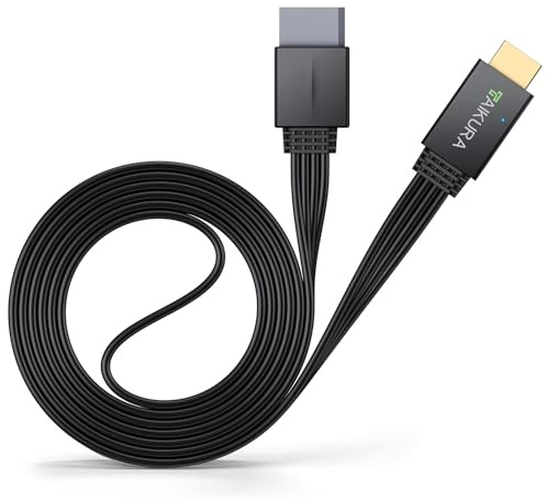 TAIKURA Adaptateur Wii HDMI 1080P/720P Prend en Charge Tous Les Modes d'affichage câble avec câble WII et HDMI intégré de 150 cm, Plug and Play-Noir (Noir)