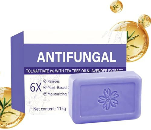 Tea Tree Soap, Natural Face Foam, Soothing Pore Purifying Cleanser 115 g for Skin Body Foot Scalp Inner Thigh Bath Shower Family, Sturdy Daily Use Bar for Hygiene and Gentle Care Routine