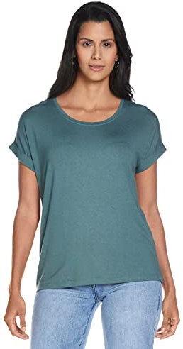 Only Onlmoster S/S O-neck Top Noos Jrs Camiseta, Verde (Balsam Green), S para Mujer