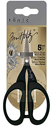 Tonic Studios Schere, Titan, Schwarz, 12,7 cm