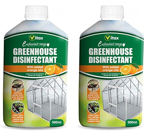 2 x Vitax Greenhouse Disinfectant 500ml