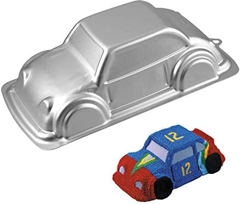 Ulalaza Aluminium Kuchenform 3D Auto Form Backform DIY Geburtstag Kuchenform Küche Liefert