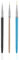 3Pcs Nail Art Brushes Fine Liner,Nail Art Design Tools for DIY Nail Painting Drawing(7/9/11mm)
