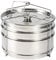 Steamer Pot Steamer Pot Food Steamer Stackable 3 Tier Stainless Steel Steamer Cooker Pot Set Cook Food Pressure Pot Accessories