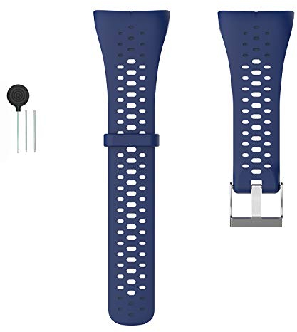 Gheper Ersatz Armband Kompatibel mit Polar M430/M400 GPS Smart Sportuhr Weiches Silikon Armband Uhrenarmband