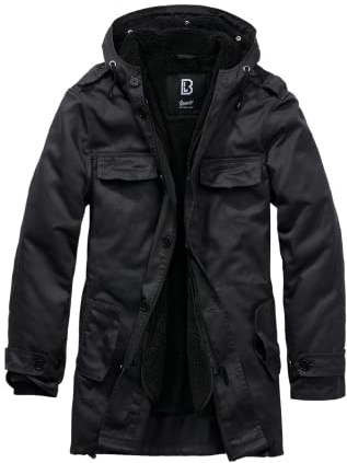Brandit Parka Forest BW Homme Parka noir 5XL 80% Polyester, 20% Coton