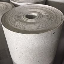 Rohfilzpappe Abdeckpappe, Rolle aus zu 100% recycelten Material, Rieselschutz, Bodenschutz, Unterlage, Dämmmaterial (500 g/m² 20qm)