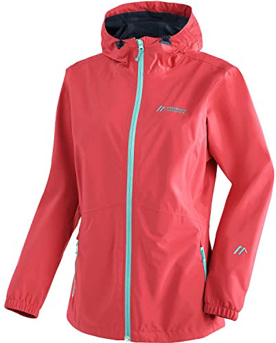 Maier Sports W Tind Eco Rot - Wasserdichte atmungsaktive Damen Outdoorjacke, Größe 42 - Farbe Watermelon Red
