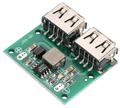 DC DC Dual USB Output Buck Step Down Converter 12V auf 5V USB, 12V auf USB Platine Batterien, Ladegeräte & Zubehör Stromwandler Stromlademodul 9V/12V/24V auf 5V
