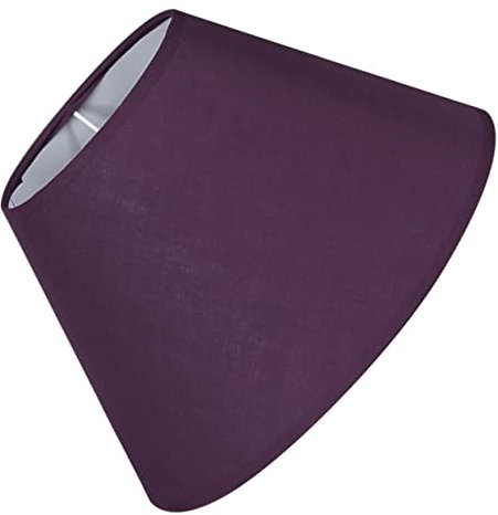DOITOOL Einfacher Schreibtischlampenschirm Kleiner Lampenschirm Minimalistischer Tischlampenschirm Lampenschirm Im Hängende Lampenschirme Leichte Abdeckung Jahrgang Leinen Violett Tc-tuch