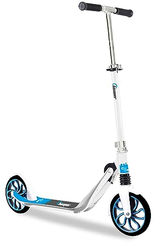 BEEPER Unisex – Erwachsene FW40-W mechanischer Roller, weiß, Einheitsgröße