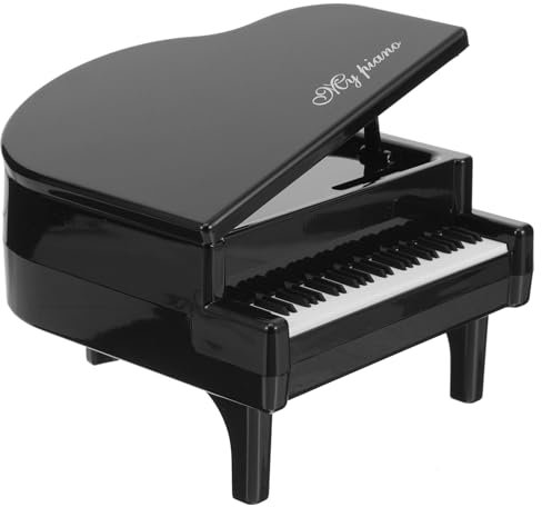 YARNOW Klavier-Münzbank Kunststoffbehälter Bank Für Bankdekor Dekorativer Spartopf Tisch Kleines Klavier Bankverzierung Münze Geldtopf Dekorieren Lagertank Schreibtisch Süßes Sparschwein