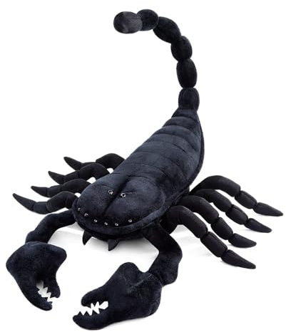 Lilizzhoumax Kaiser Skorpion Plüschtier 40cm/16 - Simuliertes Kawaii Tier Spielzeug für Wilde Tiere - Realistisches Geburtstagsgeschenk für Kinder