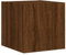 vidaXL Meuble TV Mural avec Lumières LED, Armoire de Télévision Suspendue, Meuble Télé Flottant, Moderne, Chêne Marron Bois d'Ingénierie