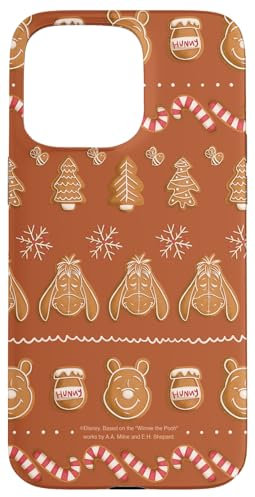 iPhone 15 Pro Max Disney Winnie the Pooh Eeyore Gingerbread Holiday Christmas Case