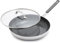 GreenPan x Bobby Flay Stainless Steel 12” Frying Pan Skillet & Glass Lid, Professional Grade Tri-Ply, Multiclad, PFAS-Free Ceramic Nonstick, Induction Suitable, Dishwasher & Oven Safe,Stay Cool Handle
