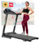 Hop-Sport Laufband für Zuhause HS-1000LB, elektrisch & klappbar, 0.8 bis 14 km/h, Motor: 2,0 PS, Transportrollen, bis 150 kg (Grau)