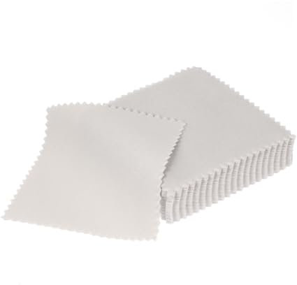 PEPLAYTAL 100stücke Mikrofaser Reinigungstücher Für Brillen Schmuck Und Displays Wiederverwendbare Tragbare Und Vielseitige Putzlösungen