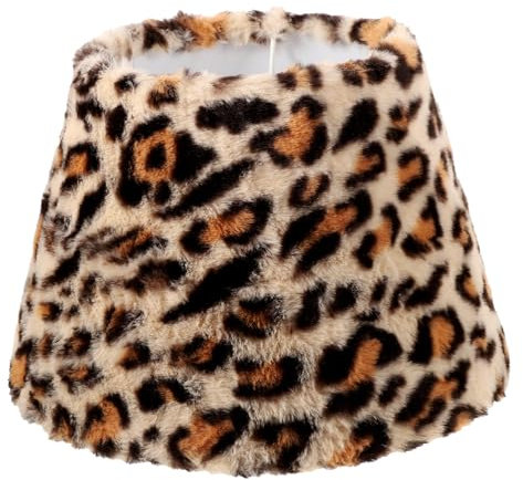 SWOOMEY Kleiner Lampenschirm Leopardenmuster Lampenzubehör Für Deckenleuchten Dekorativer Lampenschirm Für Wohnzimmer Und Schlafzimmer