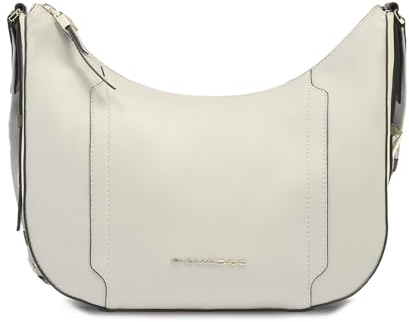 PIQUADRO – Borsa a tracolla donna porta iPad mini – Pelle – Colore Bianco – Donna