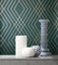 GAULAN - 683541 Papier Peint Art déco géométrique Fond Vert émeraude avec Lignes dorées pour Mur Salon Chambre Couloir Salle à Mange tête de lit Hall - Rouleaux de 10 m x 0,53 m