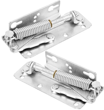 Charnière à Ressort, Charnière Porte Placard, Un De Chaque Côté, Conception De Limite Précise à 90°, Adaptée Aux Armoires, Portes, Meubles Et Autres Scénarios D'application