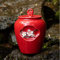 MYUYEE Sugar bowl Handmade ceramic airtight jars tea cans and coffee home decorations Sugar Bowl with Lid,Red
