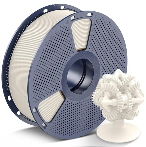 SUNLU ASA Weiß Filament 1.75mm 1KG, 3D Drucker Filament ASA | UV Hitzebeständig und Robustes Filament ASA, Ideal für den Druck von Mechanischen Funktionsteilen im Freien, Weiß 1000g