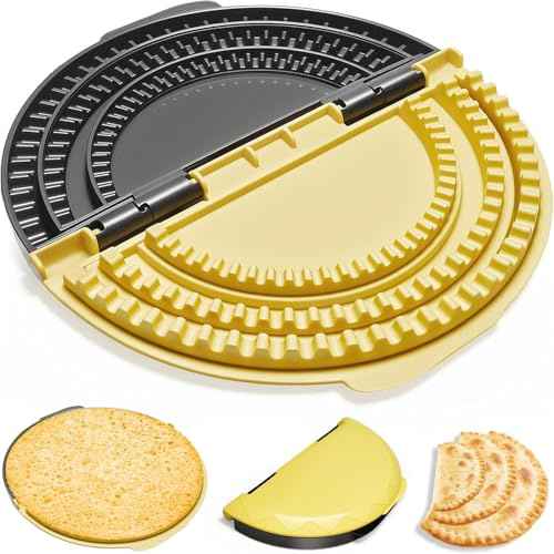 Tortilla-Versiegelung, Tacos Tortilla-Crimpmaschine, groß, abnehmbare und verstellbare Kruste, Quesadilla-Maker für 15,2-20,3 cm - 10 Wraps