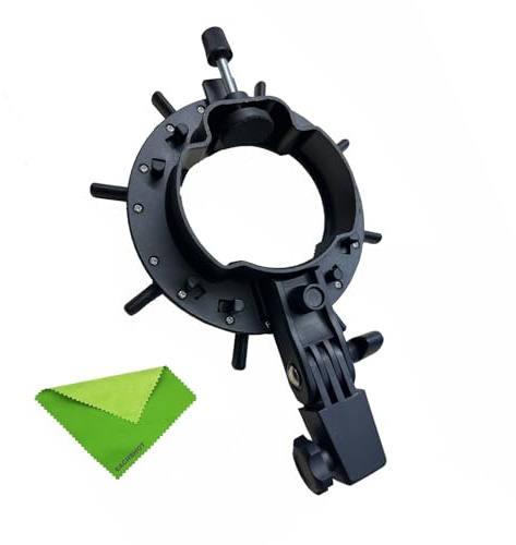 Triopo Softbox Adapter Halter Speedlite Halterung Blitzhalter für Softbox KX50, KX65, KX90, KX120 Regenschirm Fotografie für Speedlite Blitzvorsatz AD200Pro AD200Pro II V1 V1Pro