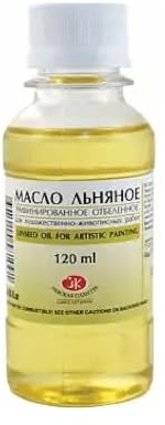 Nevskaya Palitra — Huile de Lin pour la Peinture (120ml) | Diluant pour l'huile | Vous Donne Plus de Temps Avant Que Les Couleurs ne Sèchent
