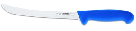 Johannes Giesser Messerfabrik Fischfiliermesser Messer, Blau, 21 cm