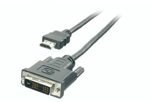 Vivanco 47056 2m DVI-D HDMI Grau Videokabel-Adapter - Videokabel-Adapter (2 m, DVI-D, HDMI, männlich, männlich, grau)