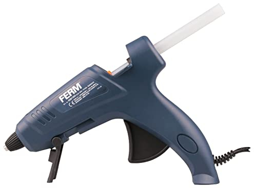FERM Pistolet à colle électrique 75W- ⌀ 11.2mm - 4 bâtons de colle inclus