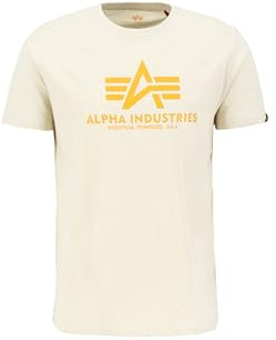 Alpha Industries Basic T-Shirt T-Shirt für Herren Vintage White