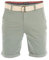 riverso Herren Chino Shorts RIVHenry Gürtel Bermuda Kurze Hose 98% Baumwolle Hellblau Dunkelblau Navy Rot Grün Orange Beige Grau w30 - w42, Größe:W 38, Farbe:Mineral Green (12300)