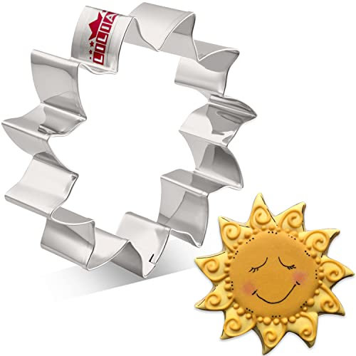 LIAO Ausstechform Sonne aus Edelstahl 9,5 x 9,5 cm