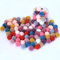 DAHI Bunte Pompons 120 STK Bommeln bälle 15mm Flauschigen Plüsch Bälle Filzbälle Filzkugeln Pom Pom Set zum Basteln DIY Kreative Handwerk (120pcs/1.5cm)