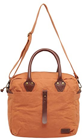 Superdry Mens Military Laptop Shoulder Bag, Toasted Orange