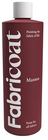 Fabricoat Peinture Textile – Restaurez ou Changez la Couleur de Tous les Textiles – Peignez Directement sur le Tissu – Transformez Tous les Tissus : Canapés, Abat-jour (500 ml, Marron)