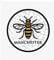 British UK Union Jack Sew On Iron On Fabric Patch Embroidered Badge (Manchester Bee Round)