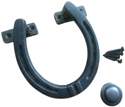 S&S International Türklopfer aus Gusseisen, Hufeisen